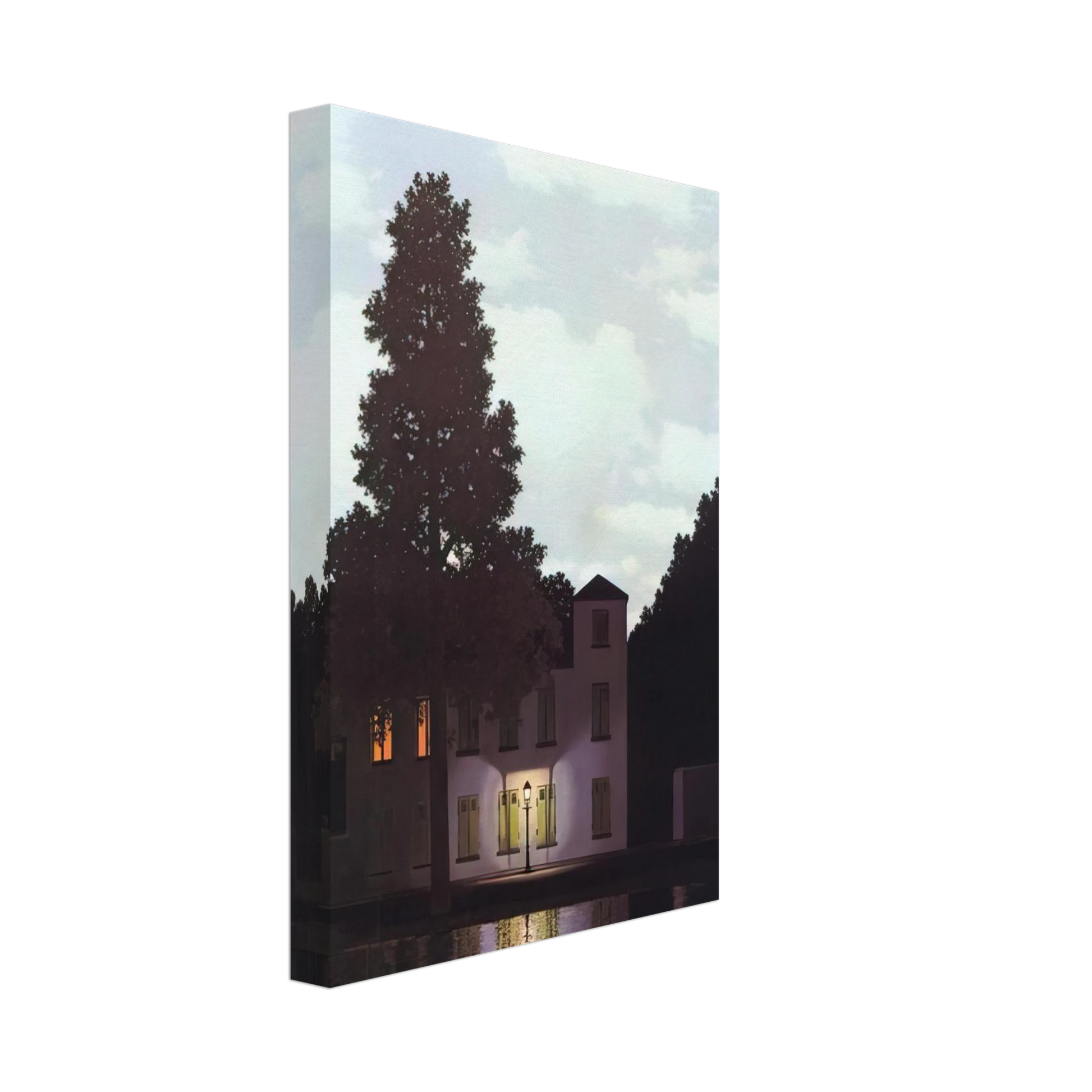 Rene Magritte - THE EMPIRE OF LIGHTS 1954 1 Canvas - 70x100 cm / 28x40 inches-canvas