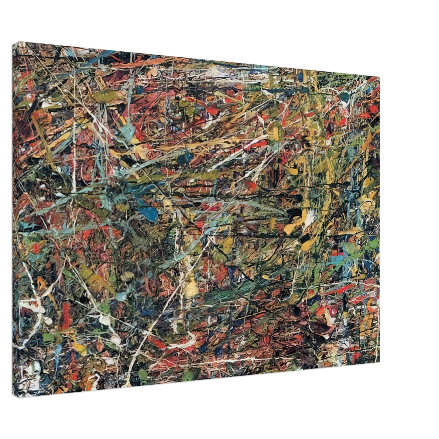 Jean-Paul Riopelle - Untitled Composition Canvas - 20x30 cm / 8x12 inches-canvas