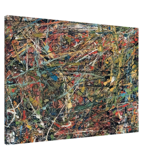 Jean-Paul Riopelle - Untitled Composition Canvas - 20x30 cm / 8x12 inches-canvas