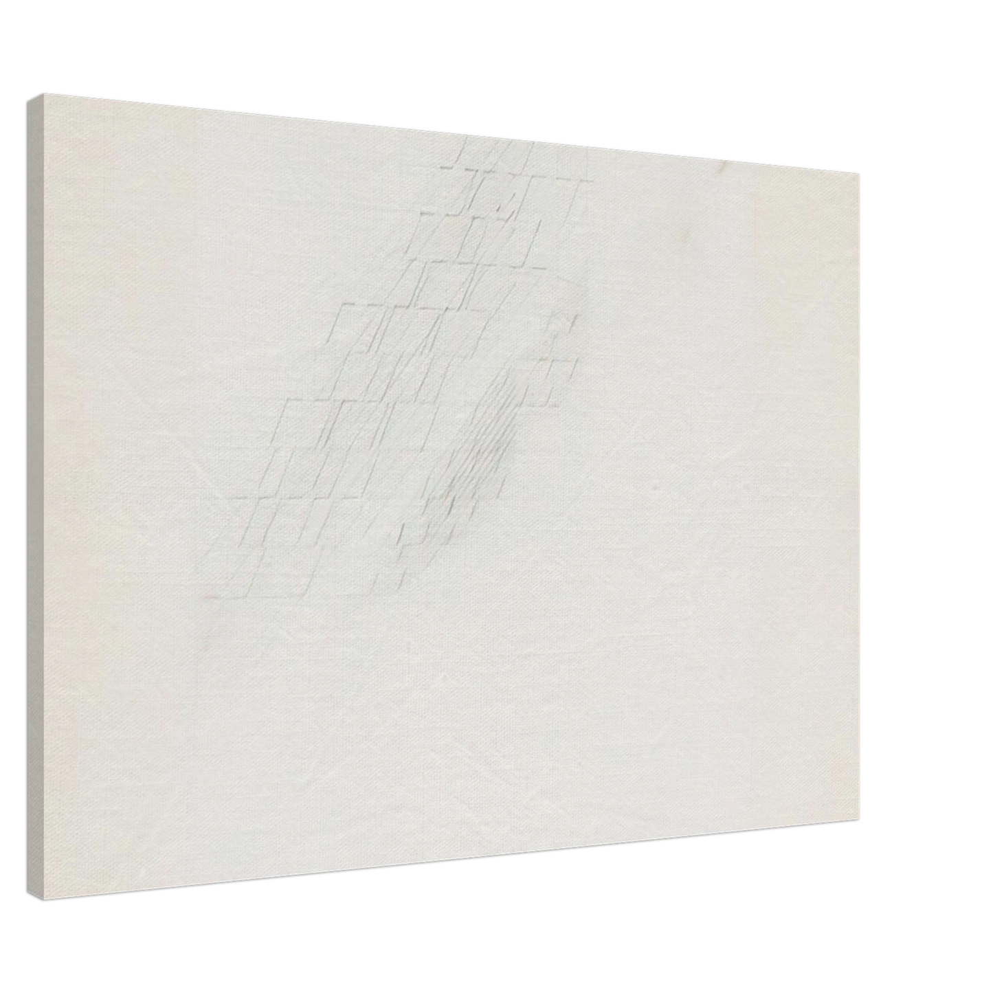 Nasreen Mohamedi - Untitled - 1977 Canvas - 20x30 cm / 8x12 inches-canvas