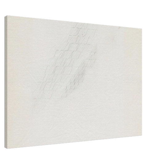 Nasreen Mohamedi - Untitled - 1977 Canvas - 20x30 cm / 8x12 inches-canvas