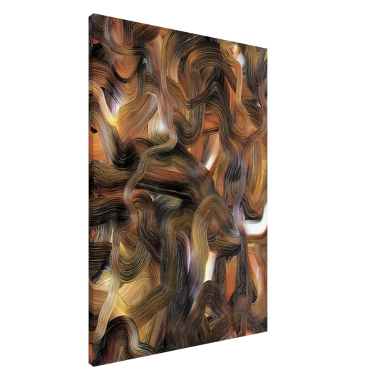 Gerhard Richter - RED BLUE YELLOW Canvas - 20x30 cm / 8x12 inches-canvas