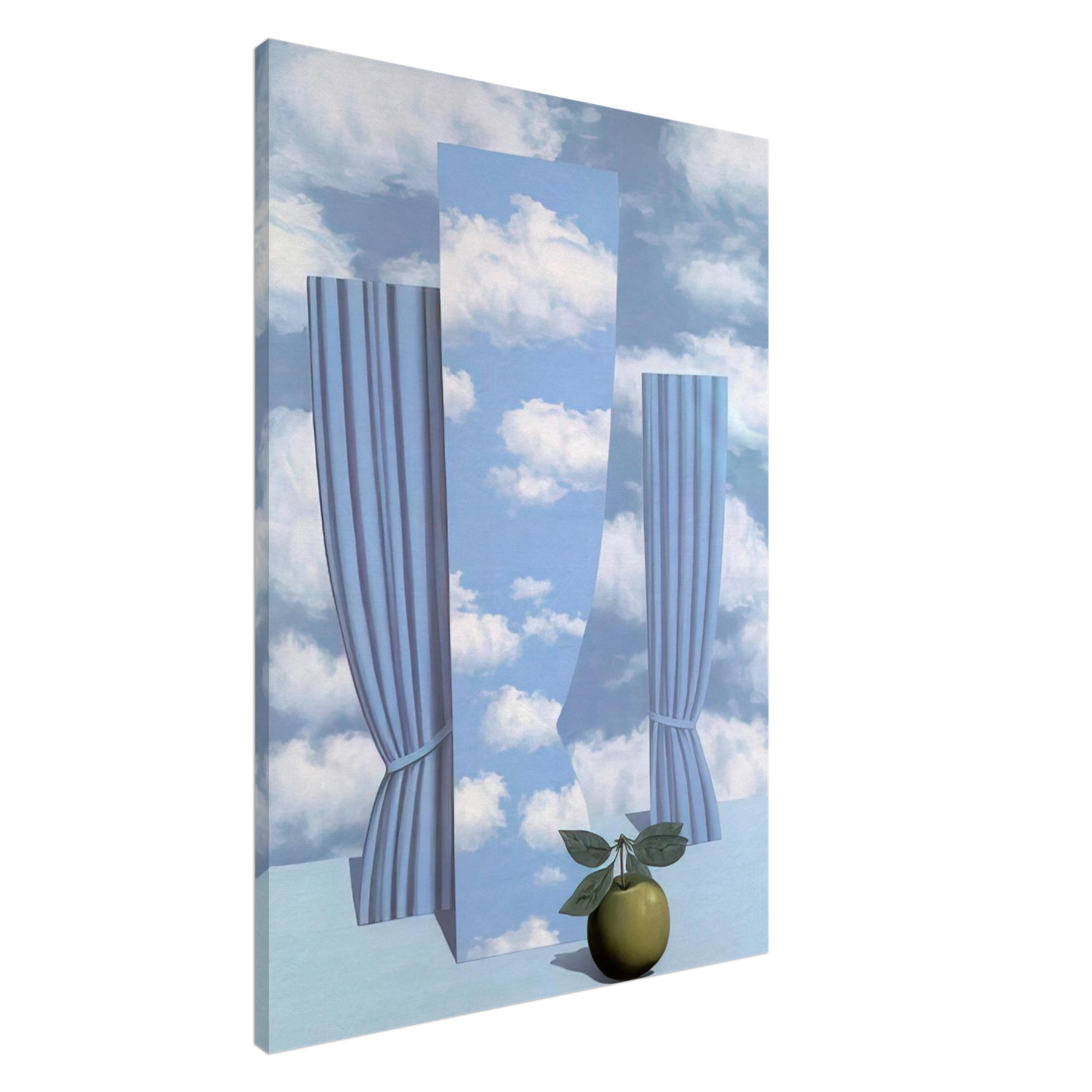 Rene Magritte - BEAUTIFUL WORLD 1962 Canvas - 20x30 cm / 8x12 inches-canvas