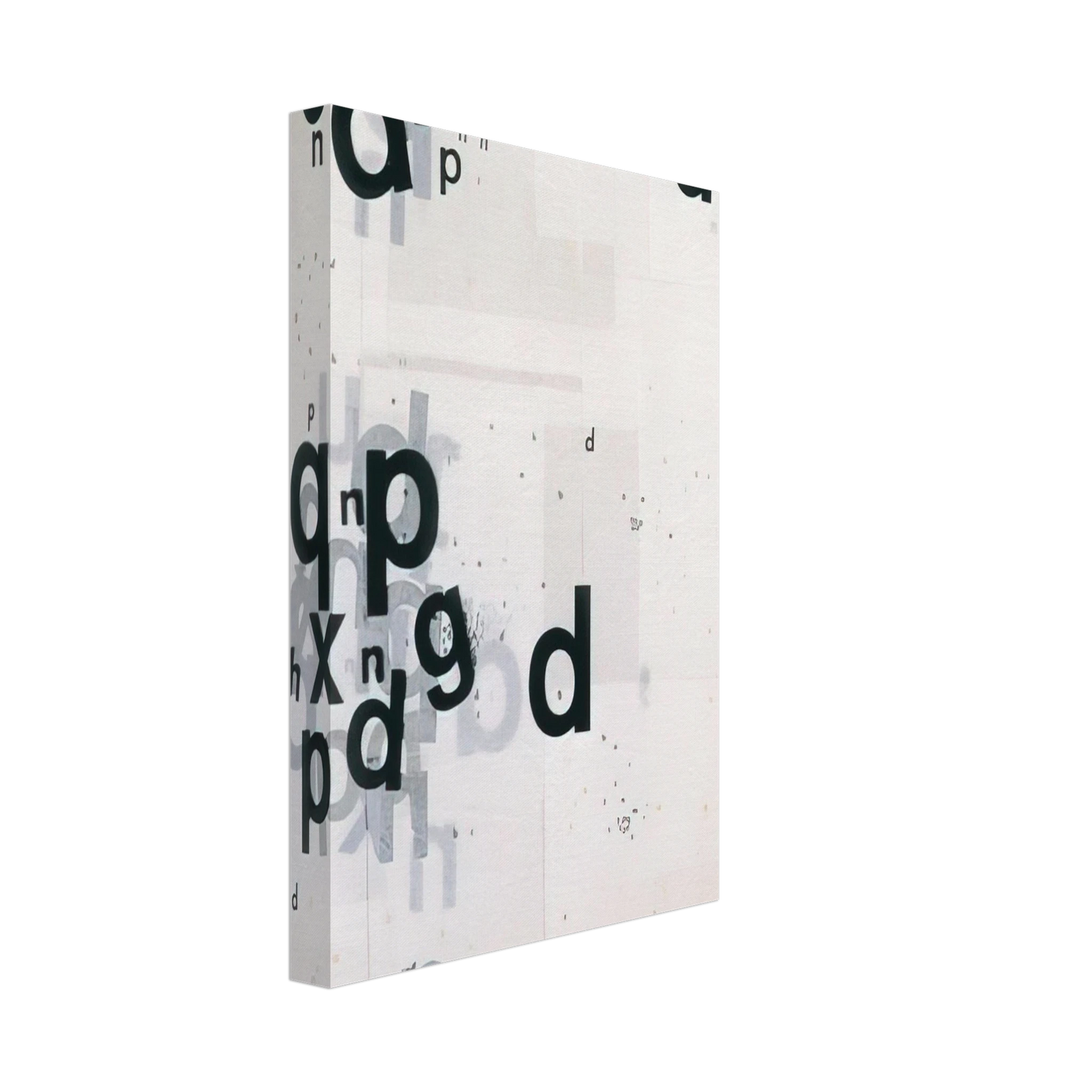 Mira Schendel - Untitled From the series Graphic Objects - 1973 Canvas - 40x60 cm / 16x24 inches-canvas