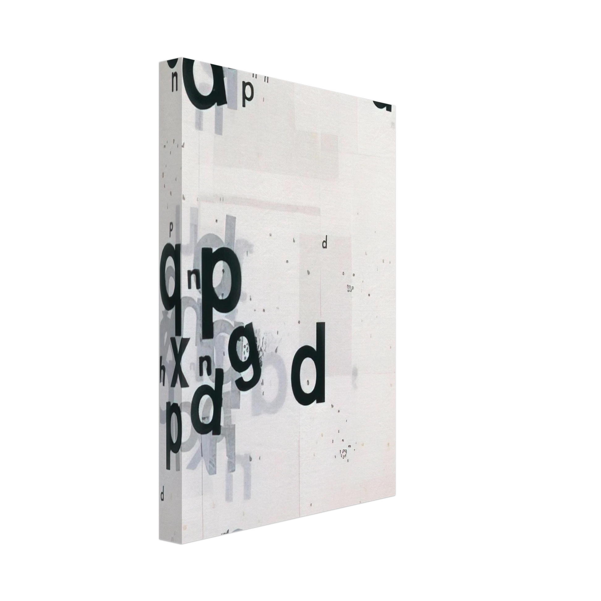 Mira Schendel - Untitled From the series Graphic Objects - 1973 Canvas - 40x60 cm / 16x24 inches-canvas