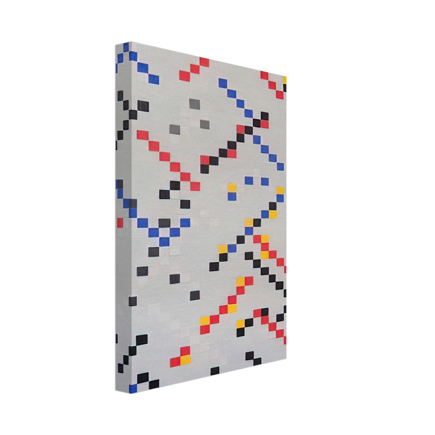 Leon Polk Smith - Inch Squares No. 3 - 1949 Canvas - 40x60 cm / 16x24 inches-canvas