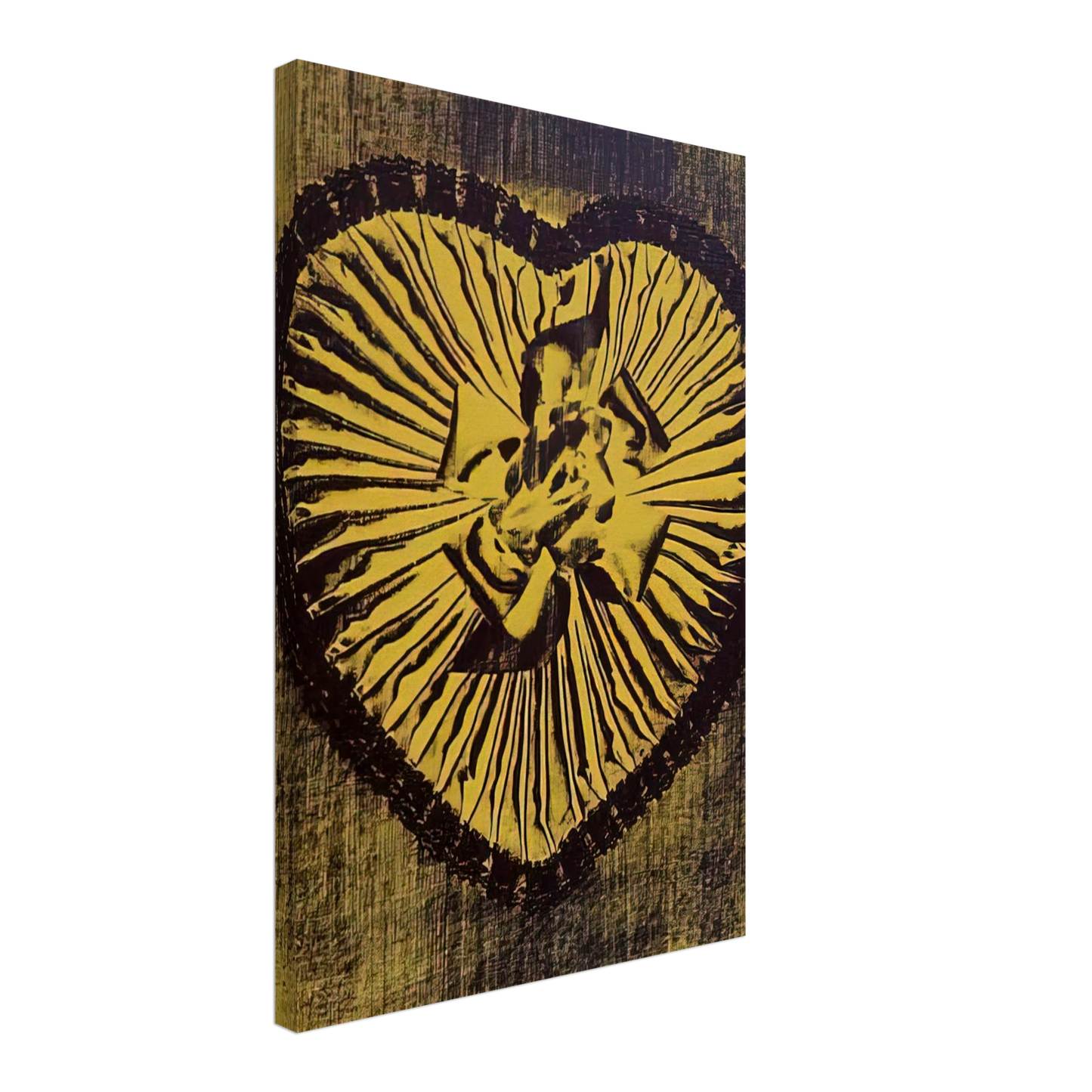 Andy Warhol - Yellow Candy Box Canvas - 40x60 cm / 16x24 inches-canvas