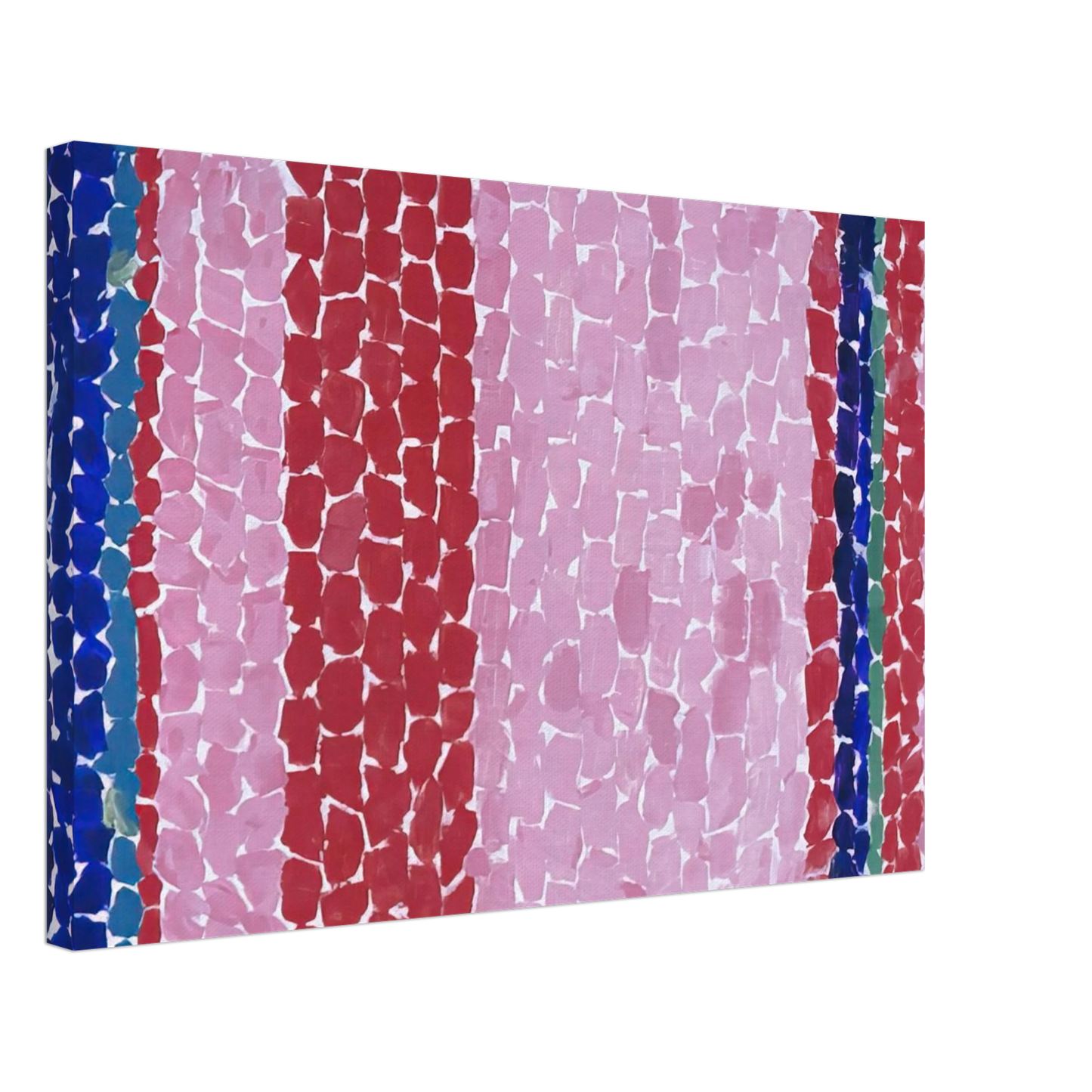 Alma Woodsey Thomas - A GLIMPSE OF MARS 1969 Canvas - 40x60 cm / 16x24 inches-canvas