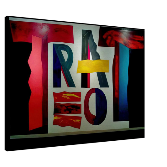 Joao Vieira - O Teatro - 2009 Canvas - 20x30 cm / 8x12 inches-canvas