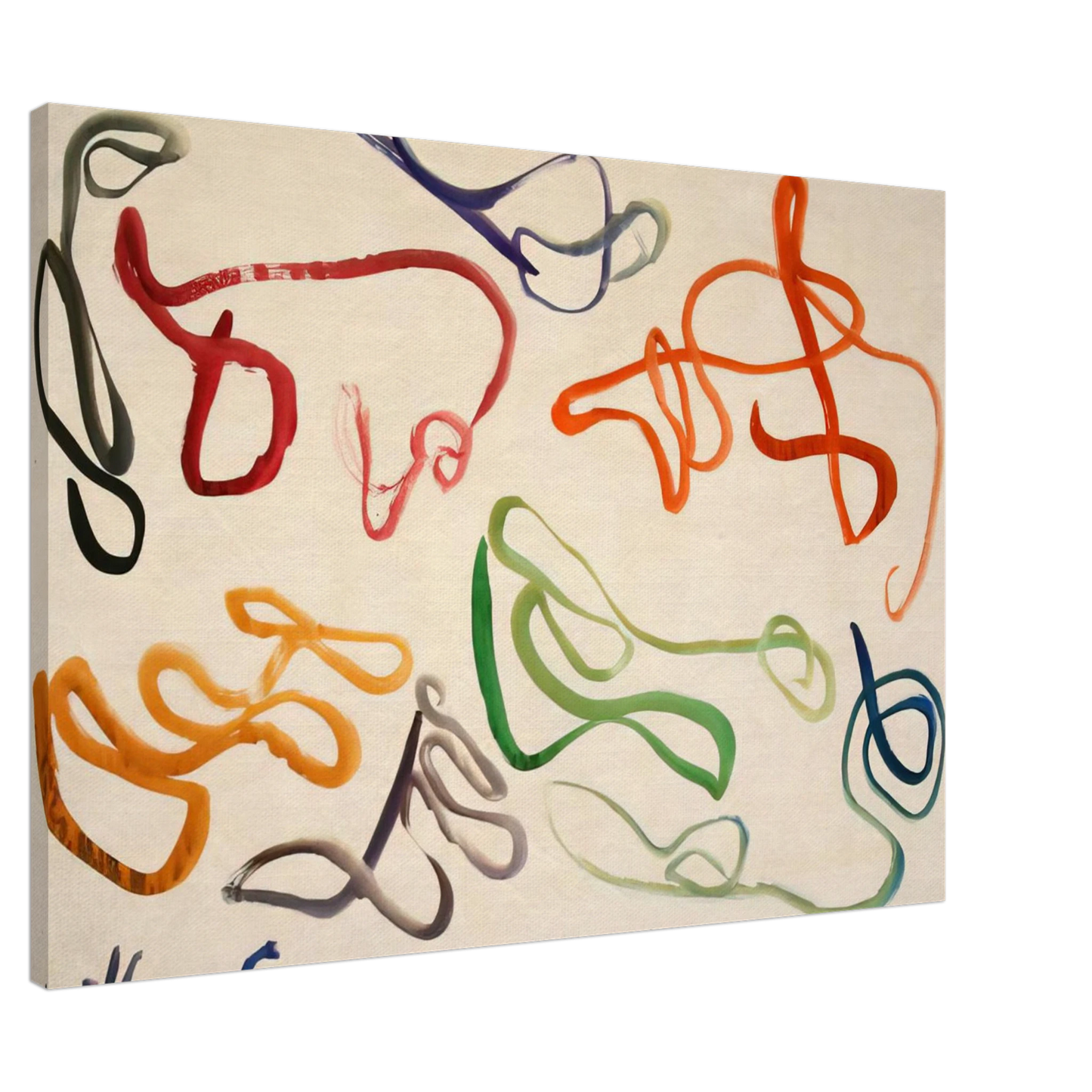 William Saroyan - # 9 - 1963 Canvas - 20x30 cm / 8x12 inches-canvas