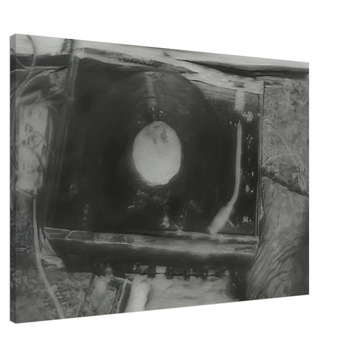 Gerhard Richter - RECORD PLAYER 1988 Canvas - 20x30 cm / 8x12 inches-canvas