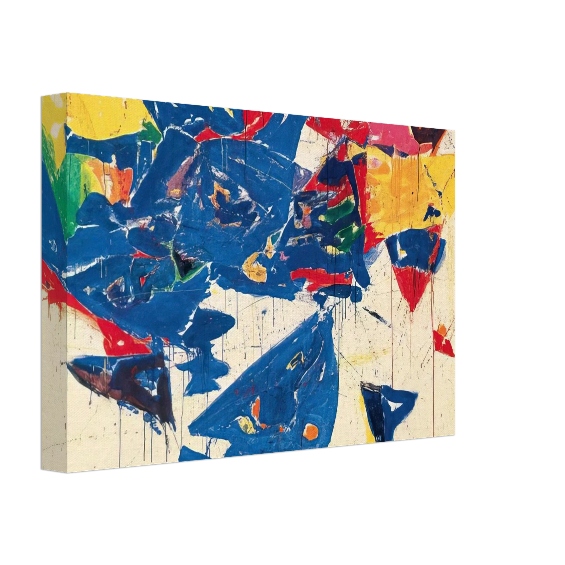 Sam Francis - Middle Blue III Canvas - 40x60 cm / 16x24 inches-canvas