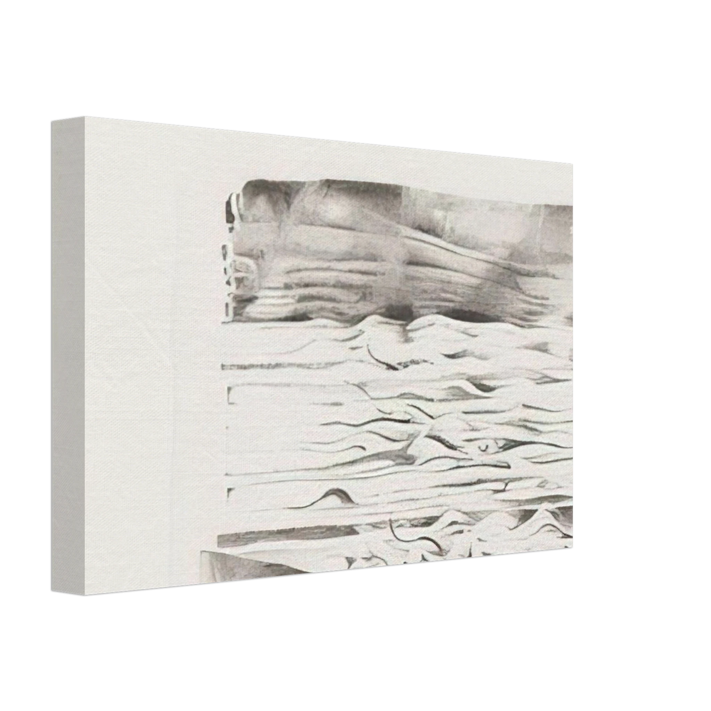 Lee Bontecou - SIXTEENTH STONE 1980 Canvas - 40x60 cm / 16x24 inches-canvas