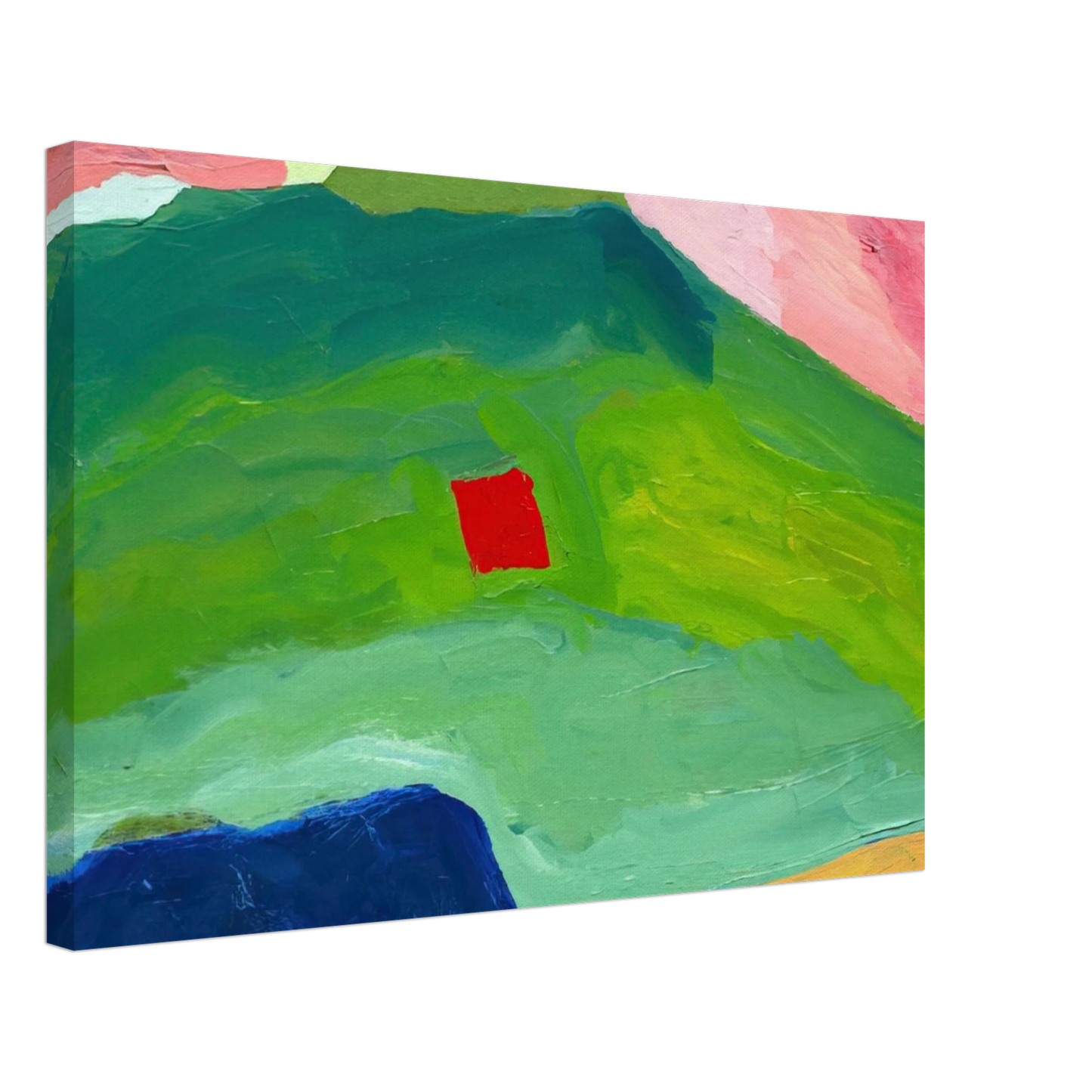 Etel Adnan - Untitled #17 - 1980 Canvas - 70x100 cm / 28x40 inches-canvas