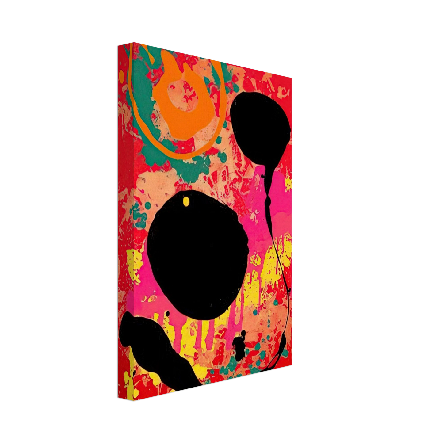 John Hoyland - Untitled - 2008 Canvas - 40x60 cm / 16x24 inches-canvas