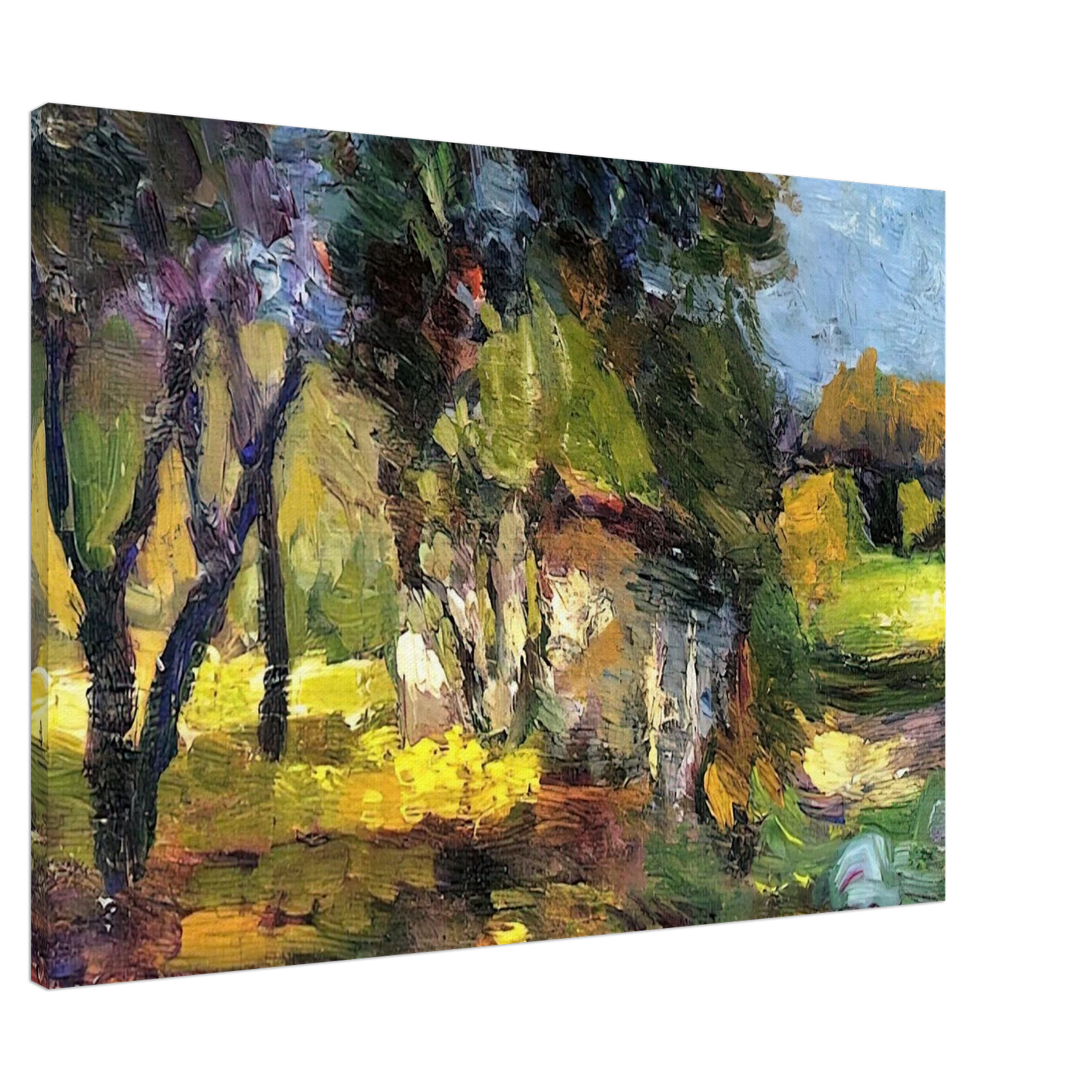 Henri Matisse - LANDSCAPE CORSICA 1898 Canvas - 20x30 cm / 8x12 inches-canvas