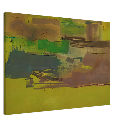 Helen Frankenthaler - August Deep - 1978 Canvas - 20x30 cm / 8x12 inches-canvas