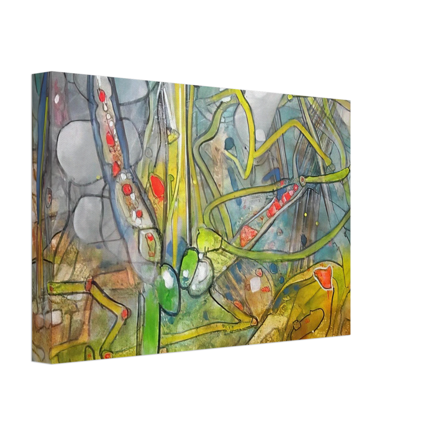 Roberto Matta - ATLAS DE MEDICATION Canvas - 70x100 cm / 28x40 inches-canvas