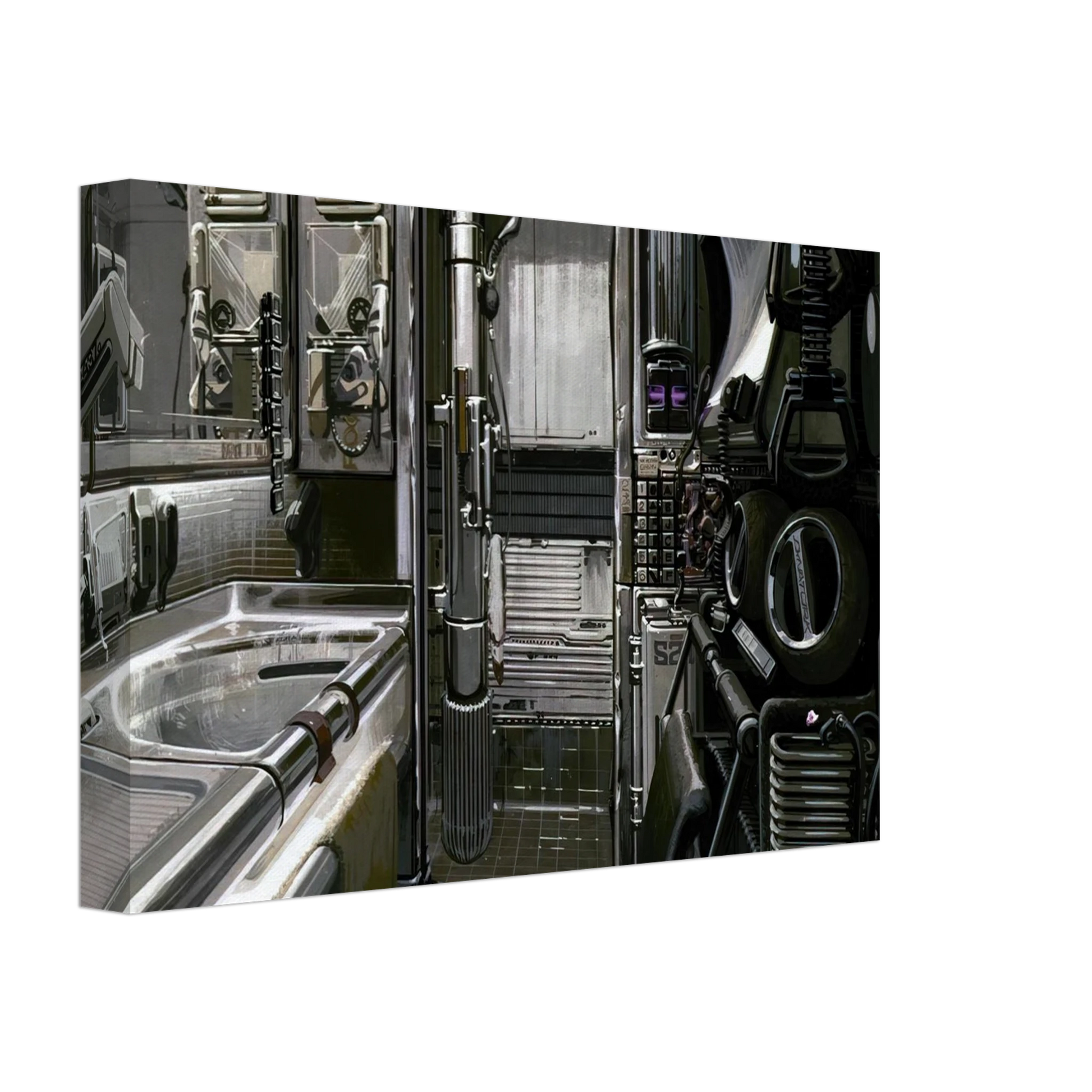 Syd Mead - Syd Mead Canvas - 70x100 cm / 28x40 inches-canvas