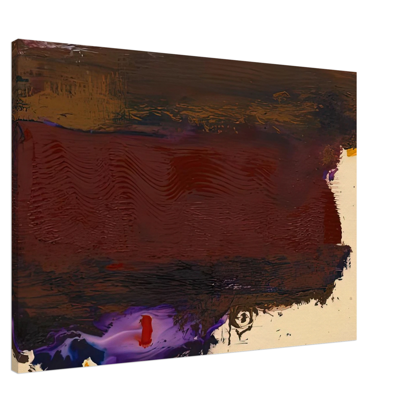 Helen Frankenthaler - Requiem, 1992- Canvas - 20x30 cm / 8x12 inches-canvas