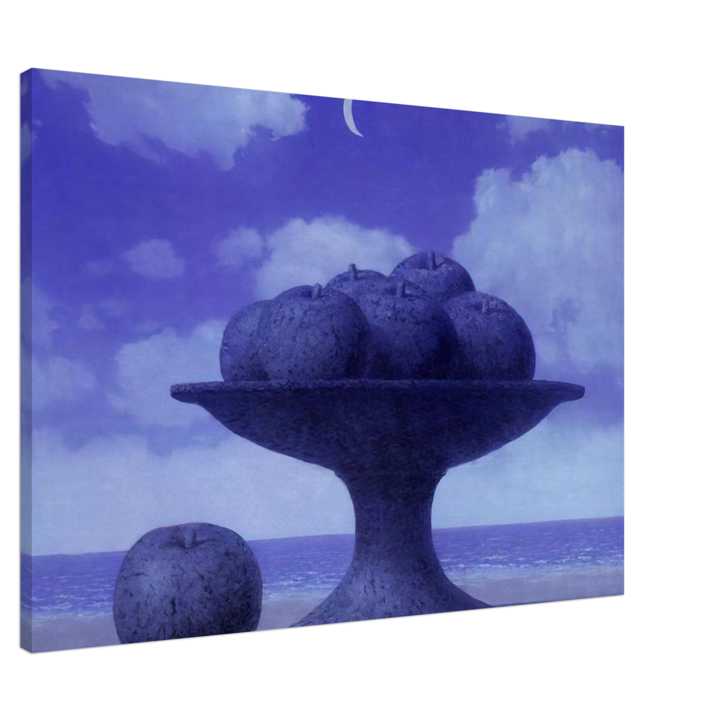 Rene Magritte - THE GREAT TABLE Canvas - 20x30 cm / 8x12 inches-canvas