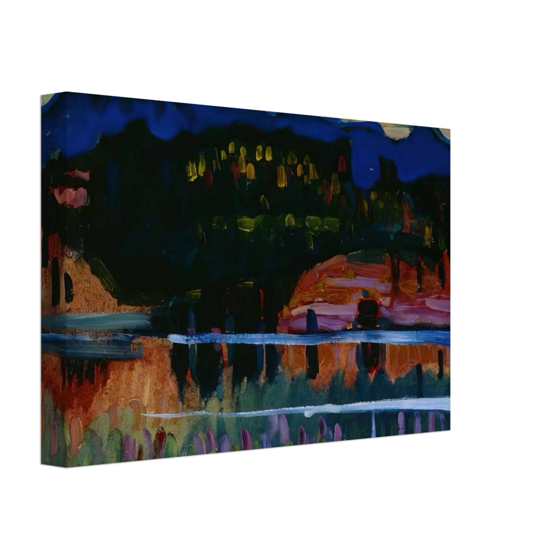 Wassily Kandinsky - MURNAU AM STAFFELSEE 1908 Canvas - 70x100 cm / 28x40 inches-canvas