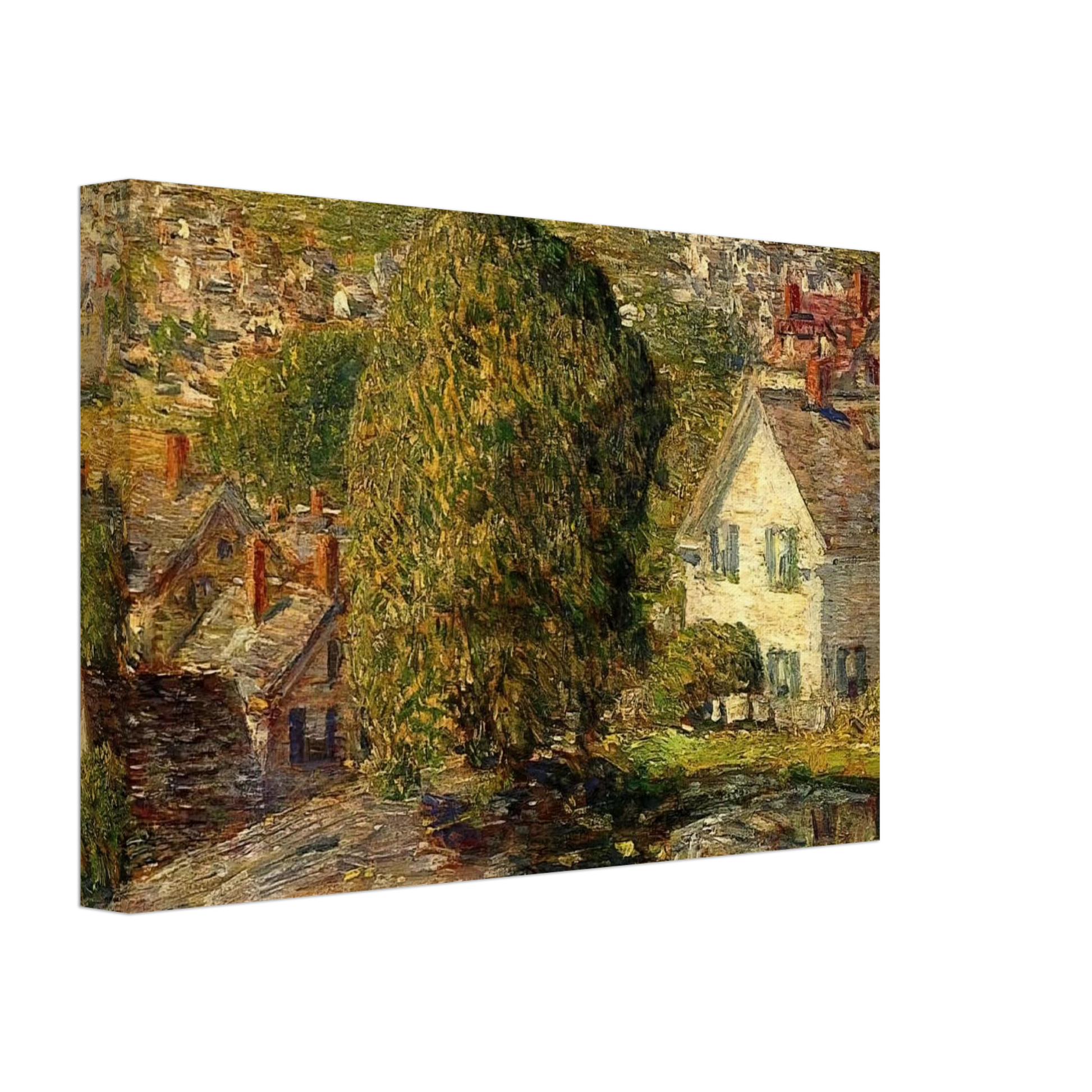 Childe Hassam - Outskirts of East Gloucester Canvas - 40x60 cm / 16x24 inches-canvas
