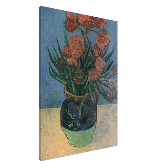 Vincent van Gogh - Still Life Vase with Oleanders Canvas - 20x30 cm / 8x12 inches-canvas