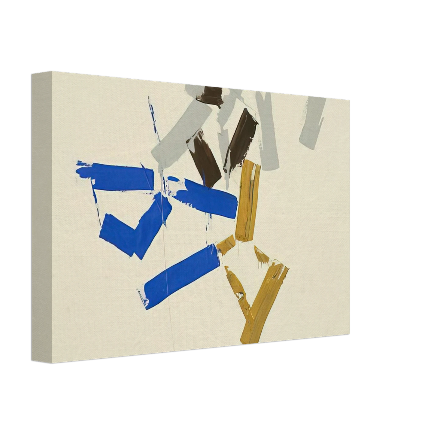 Charlotte Posenenske - Untitled - 1962 Canvas - 40x60 cm / 16x24 inches-canvas