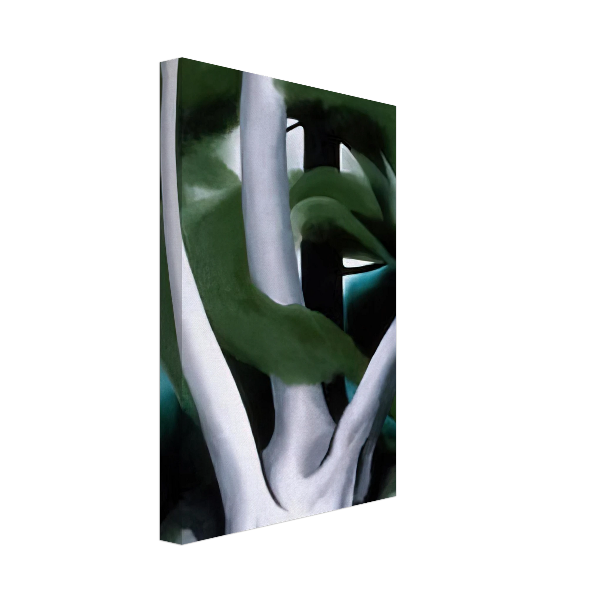 Georgia O'Keeffe - Birch and Pine Tree No. 1 Canvas - 70x100 cm / 28x40 inches-canvas