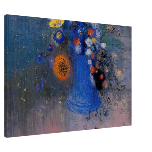 Odilon Redon - VASE OF FLOWERS 8 Canvas - 20x30 cm / 8x12 inches-canvas