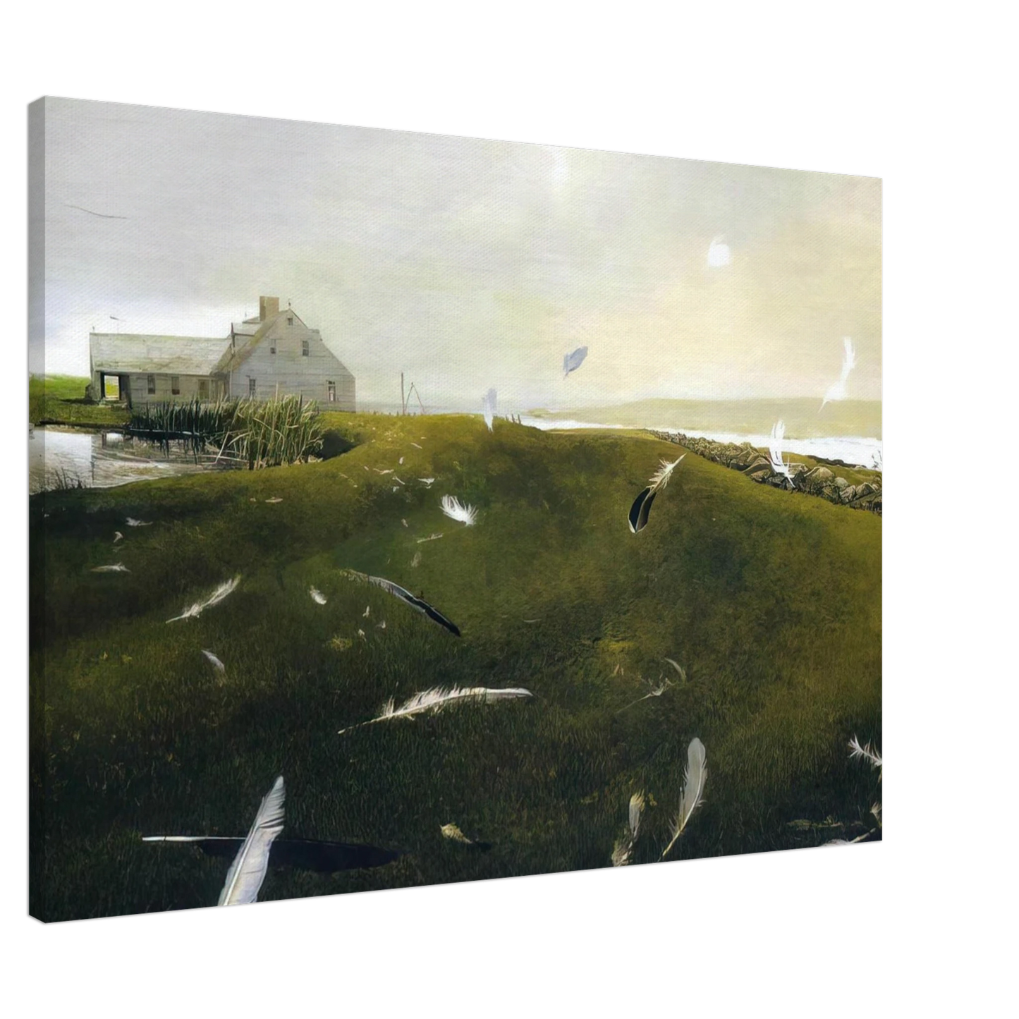 Andrew Wyeth - AIRBORNE Canvas - 20x30 cm / 8x12 inches-canvas