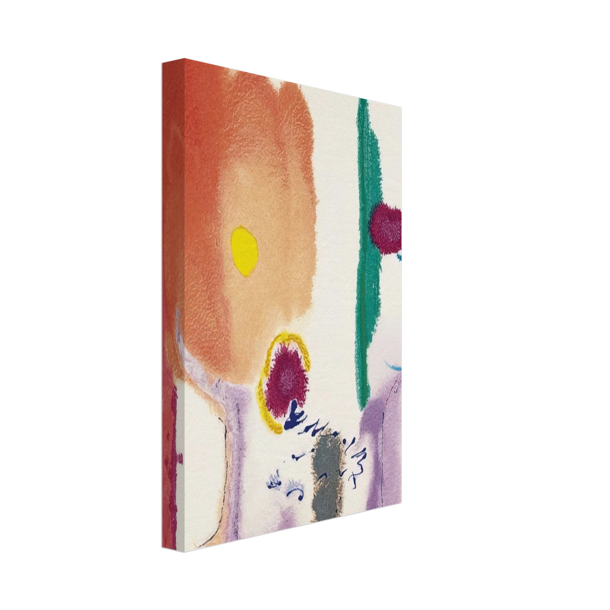 Helen Frankenthaler - Beginnings - 2002 Canvas - 40x60 cm / 16x24 inches-canvas