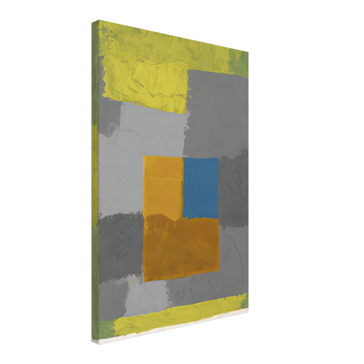 Josef Albers - STUDY FOR HOMAGE TO THE SQUARE 2 Canvas - 70x100 cm / 28x40 inches-canvas