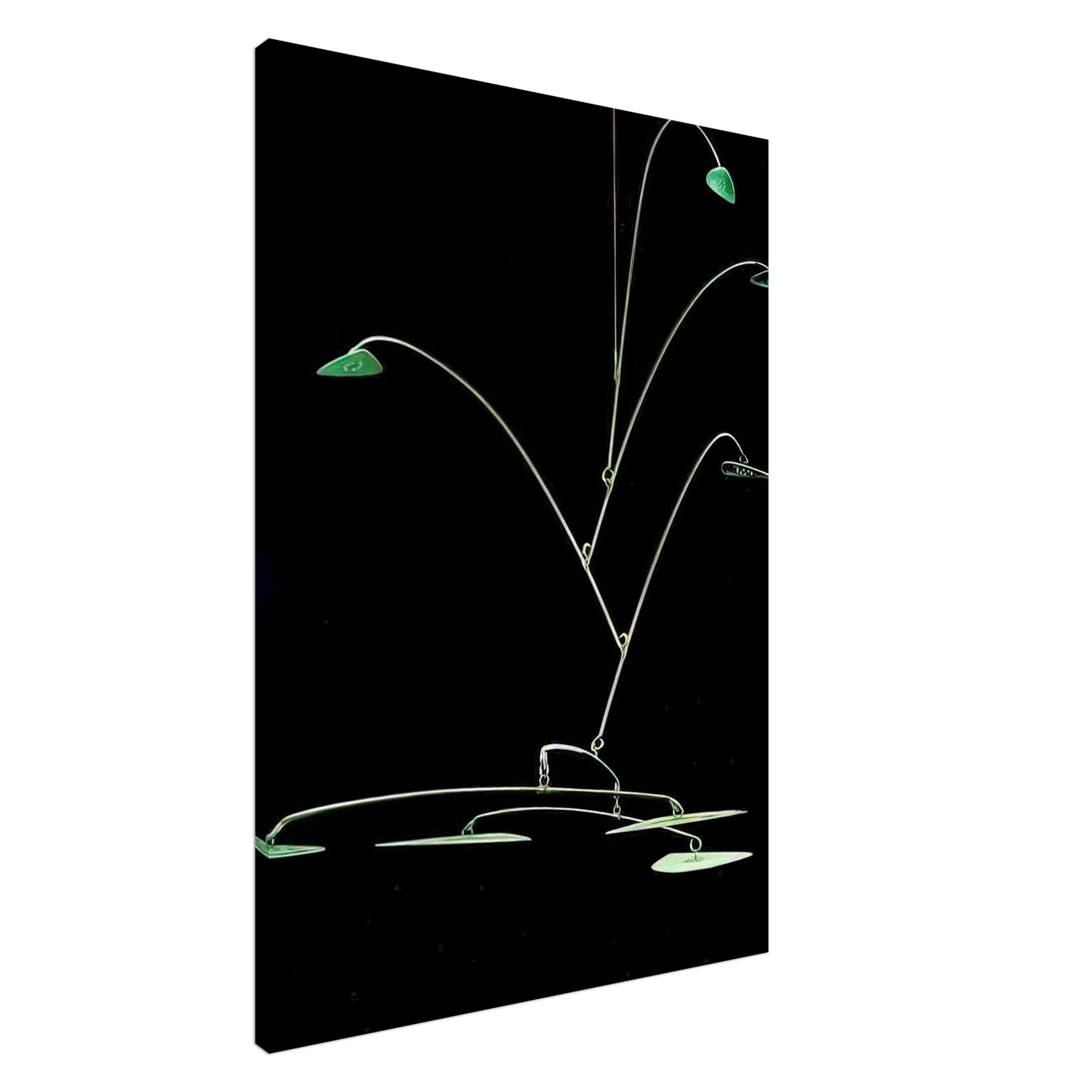 Alexander Calder - STAINLESS STEALER 1966 Canvas - 20x30 cm / 8x12 inches-canvas