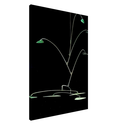 Alexander Calder - STAINLESS STEALER 1966 Canvas - 20x30 cm / 8x12 inches-canvas