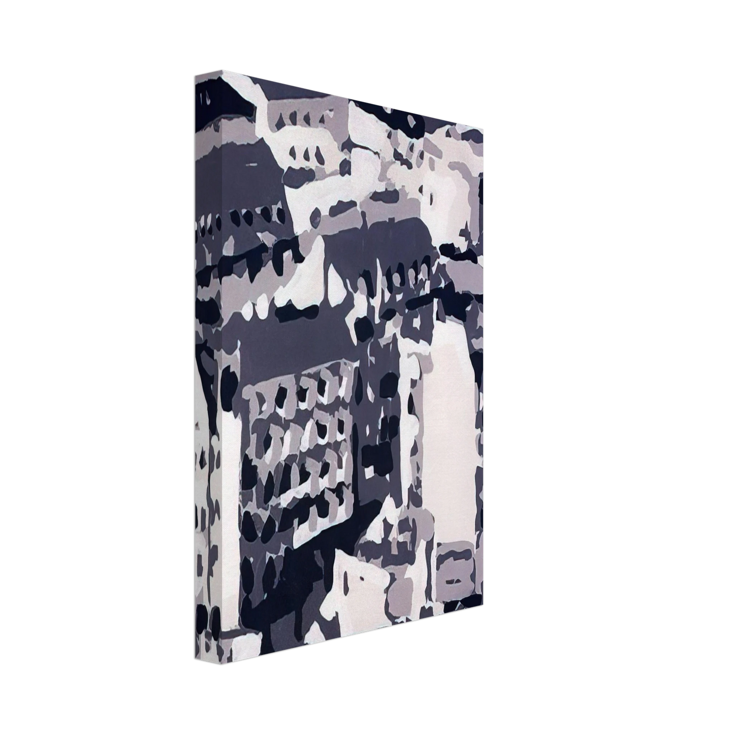 Gerhard Richter - TOWNSCAPE 1969 2 Canvas - 40x60 cm / 16x24 inches-canvas