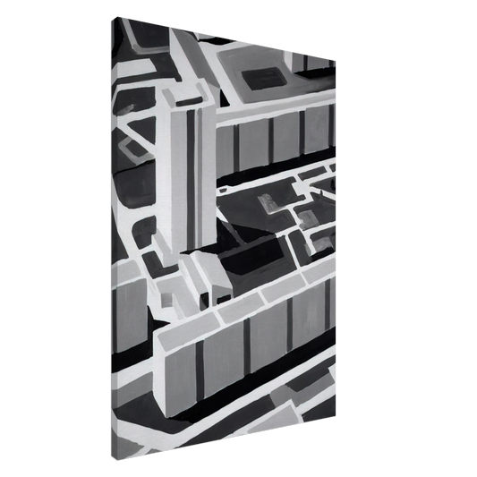 Gerhard Richter - TOWNSCAPE SL 1969 Canvas - 20x30 cm / 8x12 inches-canvas