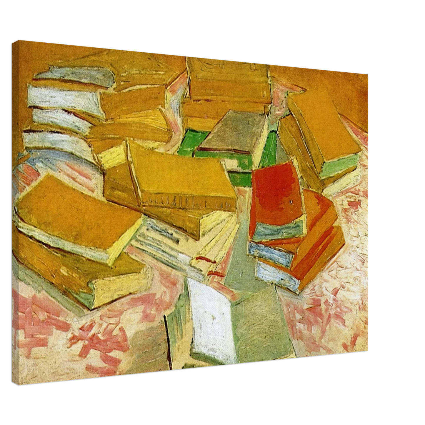 Vincent van Gogh - Still Life - French Novels Canvas - 20x30 cm / 8x12 inches-canvas