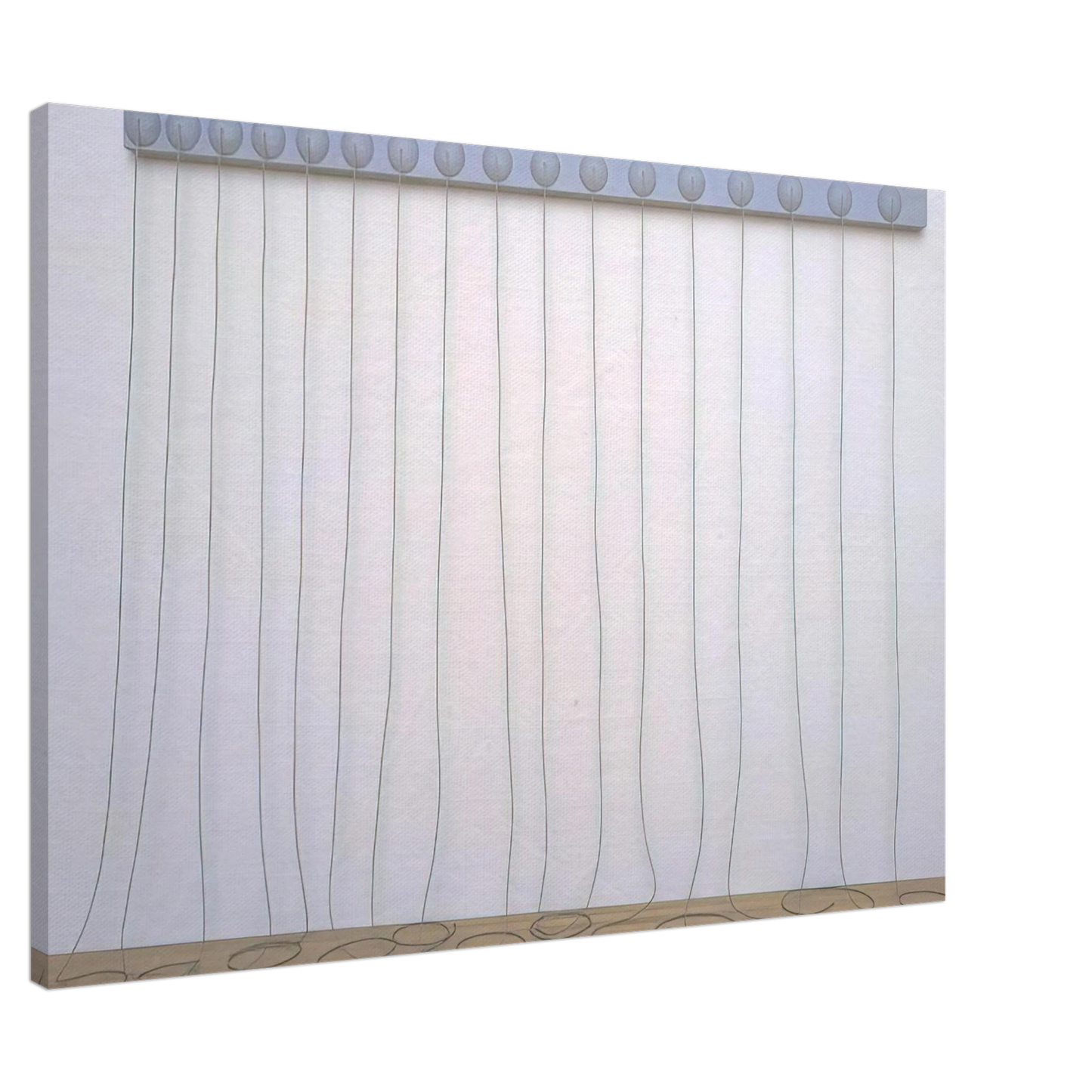 Eva Hesse - ADDENDUM 1967 Canvas - 20x30 cm / 8x12 inches-canvas