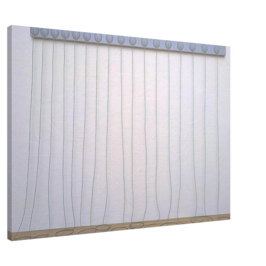 Eva Hesse - ADDENDUM 1967 Canvas - 20x30 cm / 8x12 inches-canvas