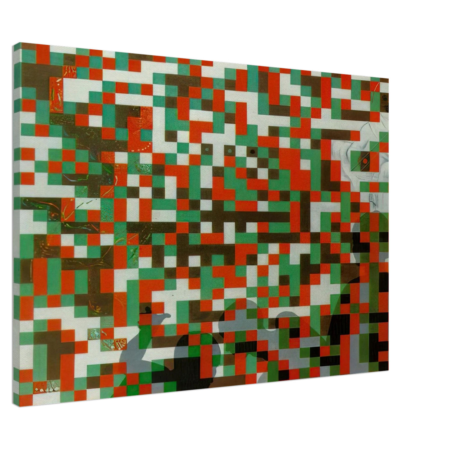 Salvador Dali - CYBERNETIC ODALISQUE Canvas - 20x30 cm / 8x12 inches-canvas