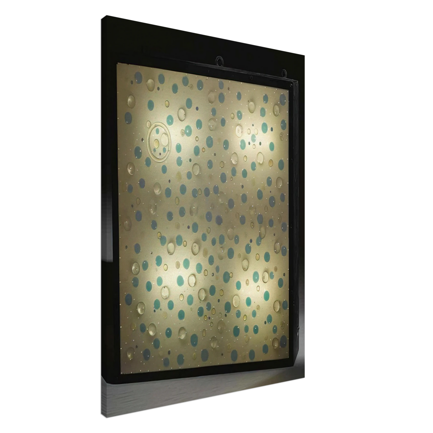 Gyula Kosice - Reloj espacial - Kinetic Art Canvas - 20x30 cm / 8x12 inches-canvas