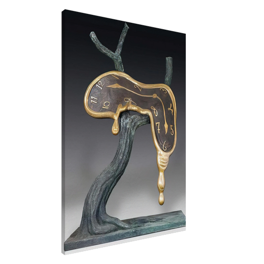 Salvador Dali - PROFILE OF TIME 1984 Canvas - 20x30 cm / 8x12 inches-canvas