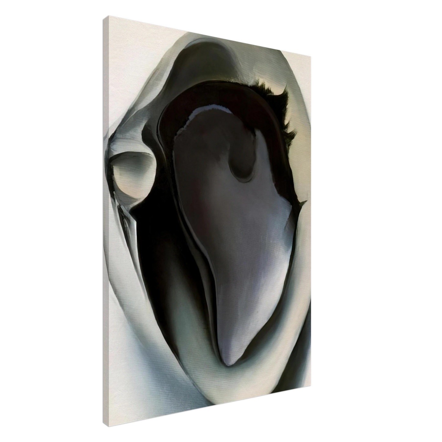 Georgia O'Keeffe - Clam and mussel Canvas - 20x30 cm / 8x12 inches-canvas