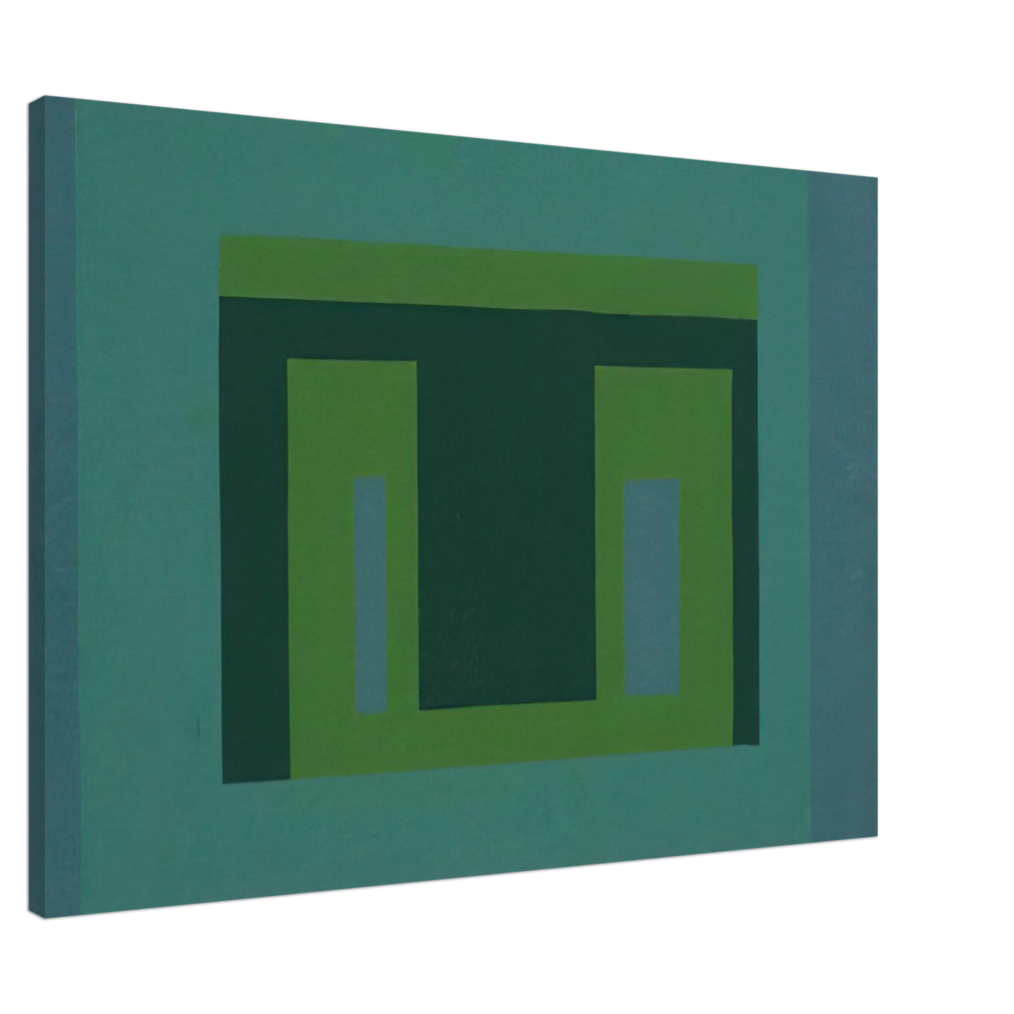Josef Albers - VARIANT ADOBE 1956 Canvas - 20x30 cm / 8x12 inches-canvas