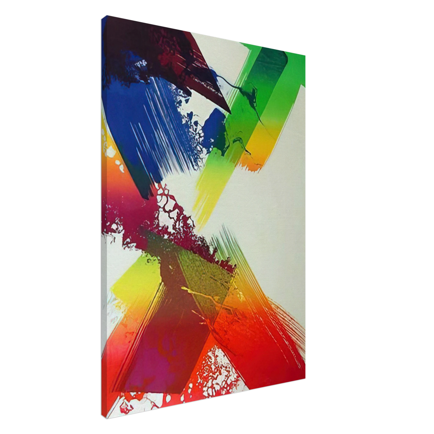 Paul Jenkins - Untitled - Abstract Expressionism, Lyrical Abstraction Canvas - 20x30 cm / 8x12 inches-canvas