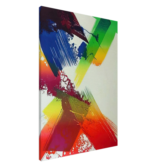 Paul Jenkins - Untitled - Abstract Expressionism, Lyrical Abstraction Canvas - 20x30 cm / 8x12 inches-canvas