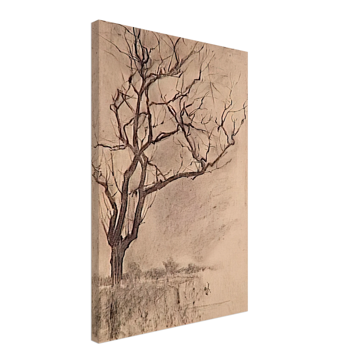 Piet Mondrian - Design for the Church of St. Jacob Canvas - 40x60 cm / 16x24 inches-canvas