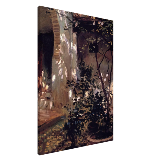 John Singer Sargent - Granada. Sunspots Canvas - 20x30 cm / 8x12 inches-canvas